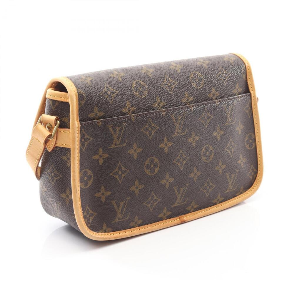 Louis Vuitton Sologne Shoulder Bag Canvas Leather Monogram Brown